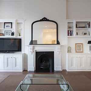 Victorian breakfront cabinets