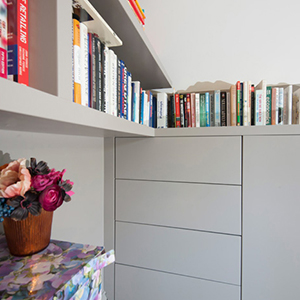 Shelving detail