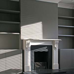 Very minimal alcove design
