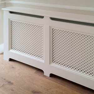a classic Victorian one piece radiator cover